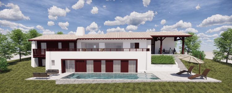 Maison basque à Arcangues, au Pays basque