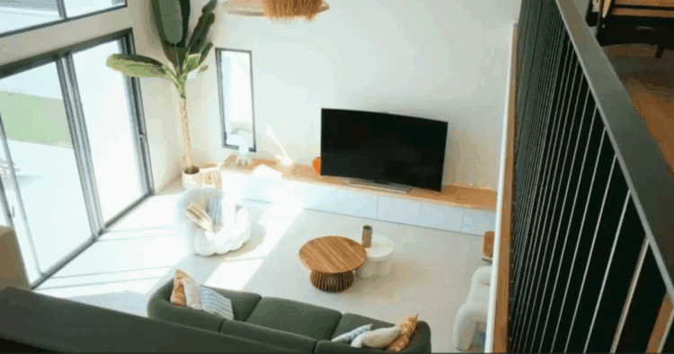 Photographie intérieure, salon, villa contemporaine d'architecte à Anglet 4