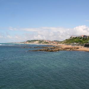 Image d'une vue mer au Pays Basque montrant la beauté et le cadre vie exceptionnelle