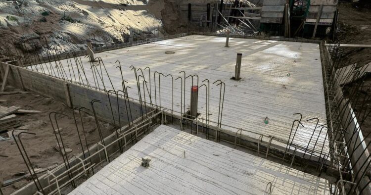 Extérieure de la villa contemporaine à Anglet, quartier Chiberta 1