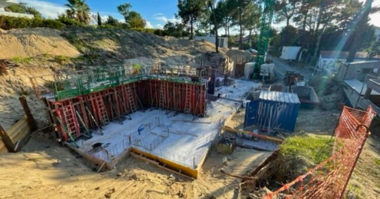 Extérieure de la villa contemporaine à Anglet, quartier Chiberta 6