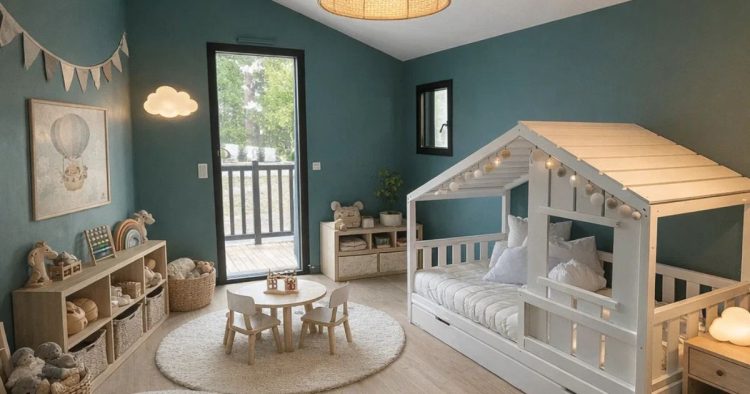 Photo de la chambre d'enfant de la villa d'Anglet, quartier Chiberta