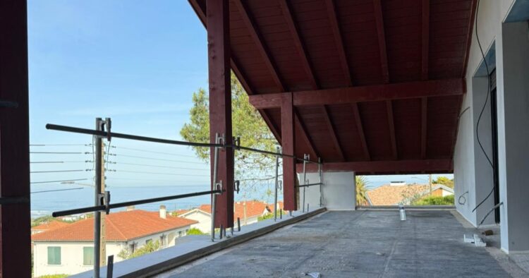 Photographie extérieure chantier Villa Biarritz