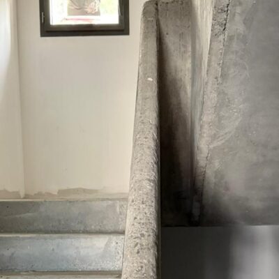 Photographie intérieure escalier chantier Villa Biarritz