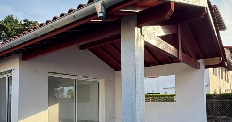Photographie extérieure chantier villa Saint-Jean-de-Luz