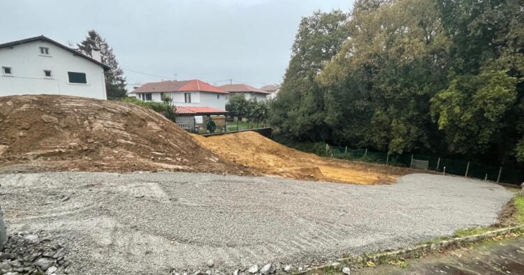 Photographie chantier villa d'architecte Bayonne