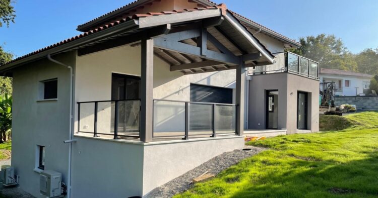 Photographie extérieure villa d'architecte Bayonne