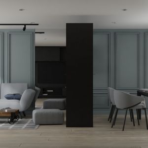 Photographie intérieure d’une maison familiale avec des espaces modulables et évolutifs.