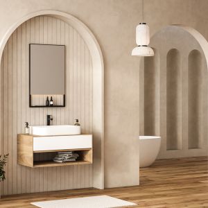 Illustration d’une maison moderne intégrant des innovations technologiques et énergétiques.