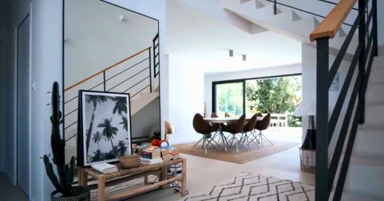 Photographie de la vue du salon de la villa à Anglet