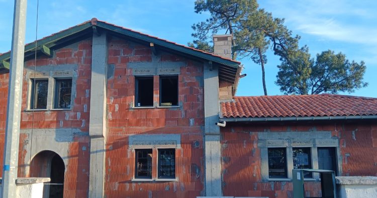 Vue extérieure de la villa d'architecte à Anglet, Quartier Chiberta 10