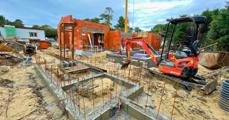 Vue extérieure de la villa d'architecte à Anglet, Quartier Chiberta 21