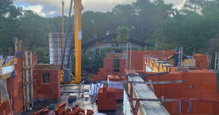 Vue extérieure de la villa d'architecte à Anglet, Quartier Chiberta 22