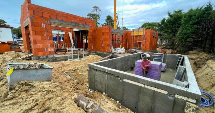 Vue extérieure de la villa d'architecte à Anglet, Quartier Chiberta 23