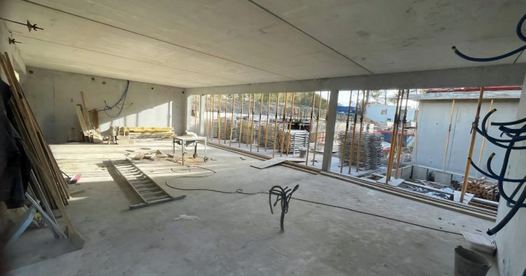 Extérieure de la villa contemporaine à Anglet, quartier Chiberta 7