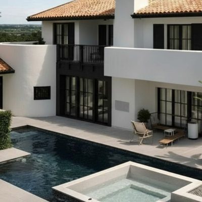 Villa contemporaine, au centre de Bassussarry, Pays basque
