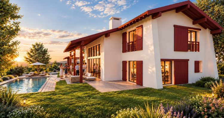 villa de prestige à Saint-Jean-de-Luz – vu extérieure Vue sur la Rhune, aux portes de Guéthary 12