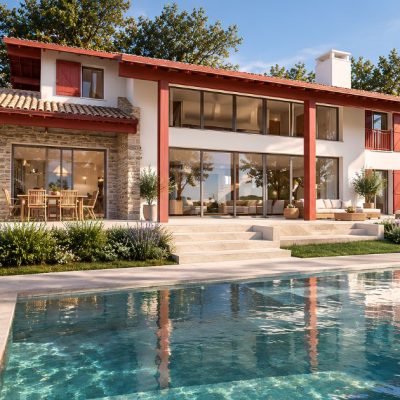 villa de prestige à Saint-Jean-de-Luz – vu extérieure Vue sur la Rhune, aux portes de Guéthary 11