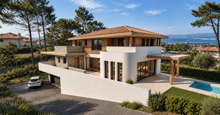 Villa moderne, Anglet, secteur Brise de Lames 2