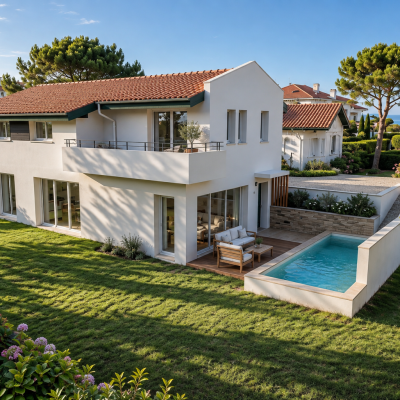 Villa moderne, Biarritz - Quartier de l'hippodrome des fleurs 2